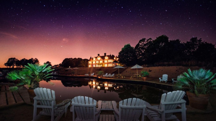 Manor House And Salt Pool At Night Dsc2206