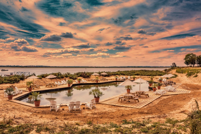 Osea Iasland Salt Water Pool Daylight