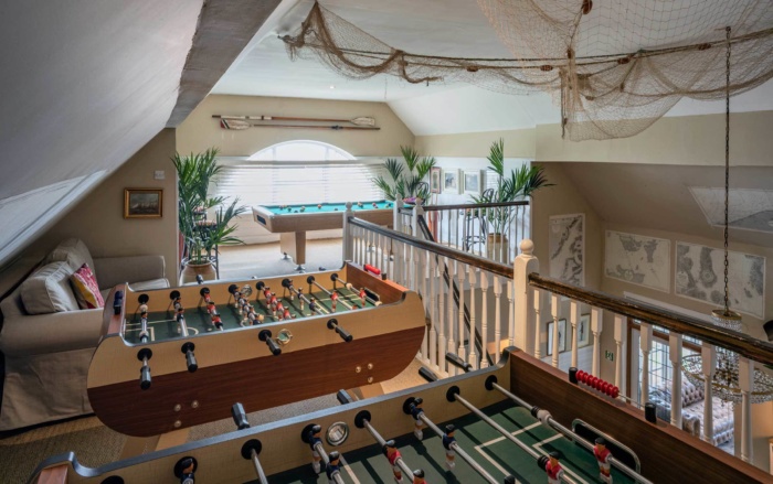 Osea Island Clubhouse games room