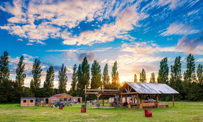 The Shack Festival Feild Sunset